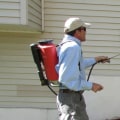 Should pest control spray inside or outside?