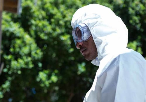 What kind of spray does pest control use?