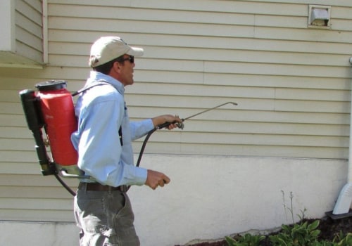 Should pest control spray inside or outside?
